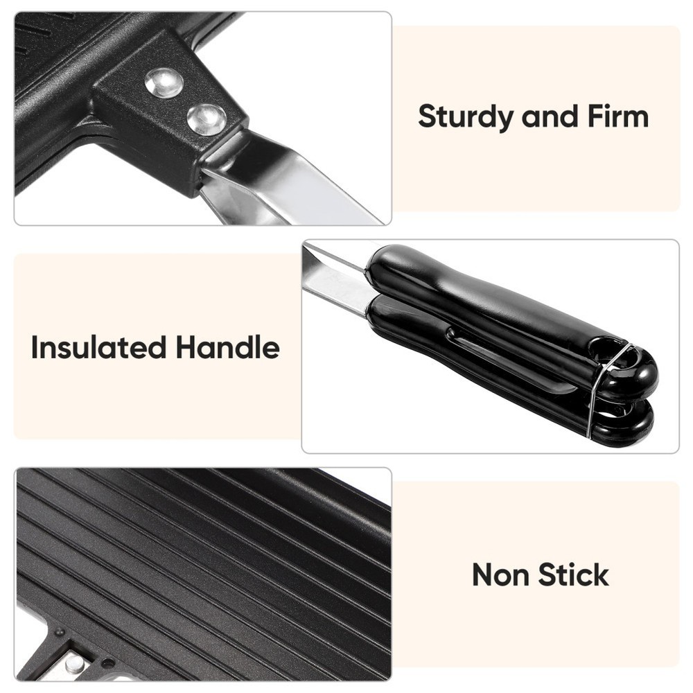 Double-sided Bakeware Baking Plate Sandwich Baking Mold Pan Kitchen Cookware