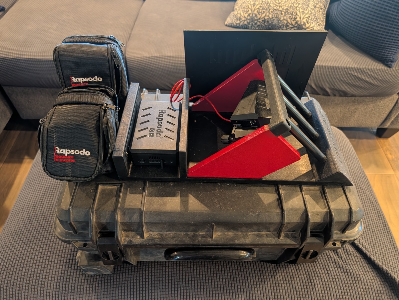 Rapsodo Hitting 2.0 Ball Flight Tracker with Rolling Case