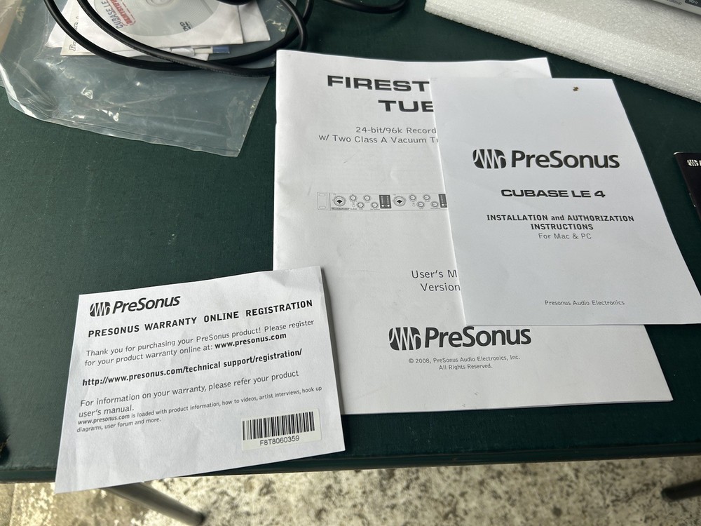 PreSonus Firestudio Tube - 16 Channel Interface Firewire Recording System W/Box
