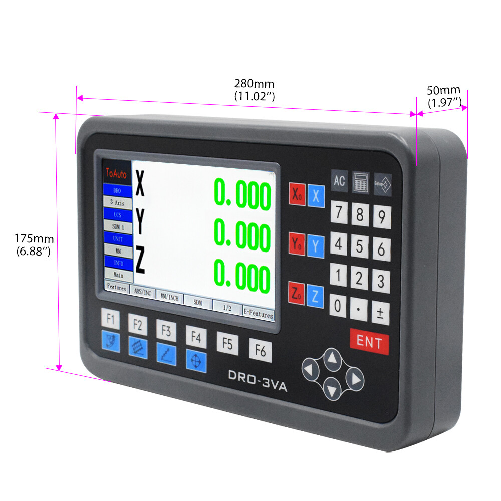 2/3/4/5 Axis Digital Readout DRO TTL Glass Linear Scale Encoder 100/150...2000MM