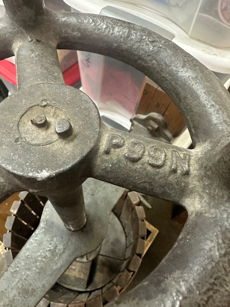 Antique Red Cross Wine Press