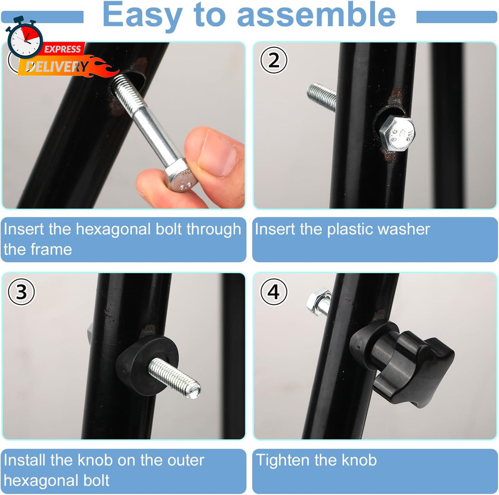 PEUTIER 2 Sets Rollator Walker Replacement Arm Adjustment Knobs, Comfortable Uni