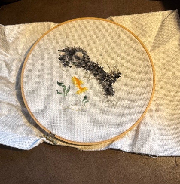 arts crafts embroidered