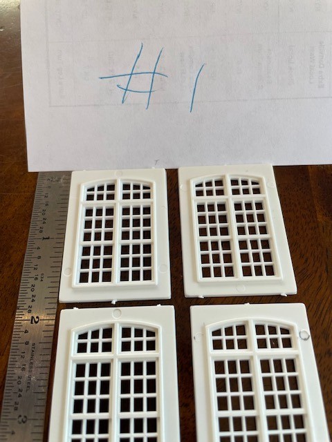 Windows-HO Scale Warehouse Four or Six From Walters Series-Variation packed