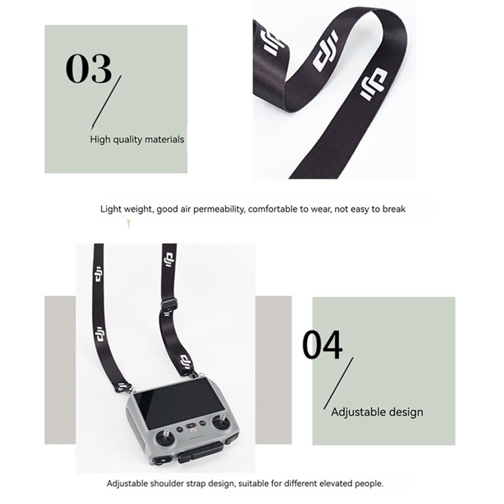 Remote Controller Lanyard Neck Strap Accessory For DJI Mini 4Pro/Air 2S 3 Drone