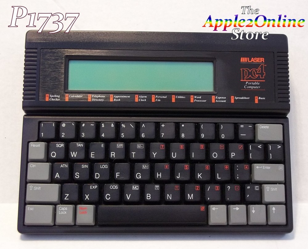 ✅ 🍎 Laser PC4 Portable Computer in Mint Condition w AC Adapter, Case, Cable