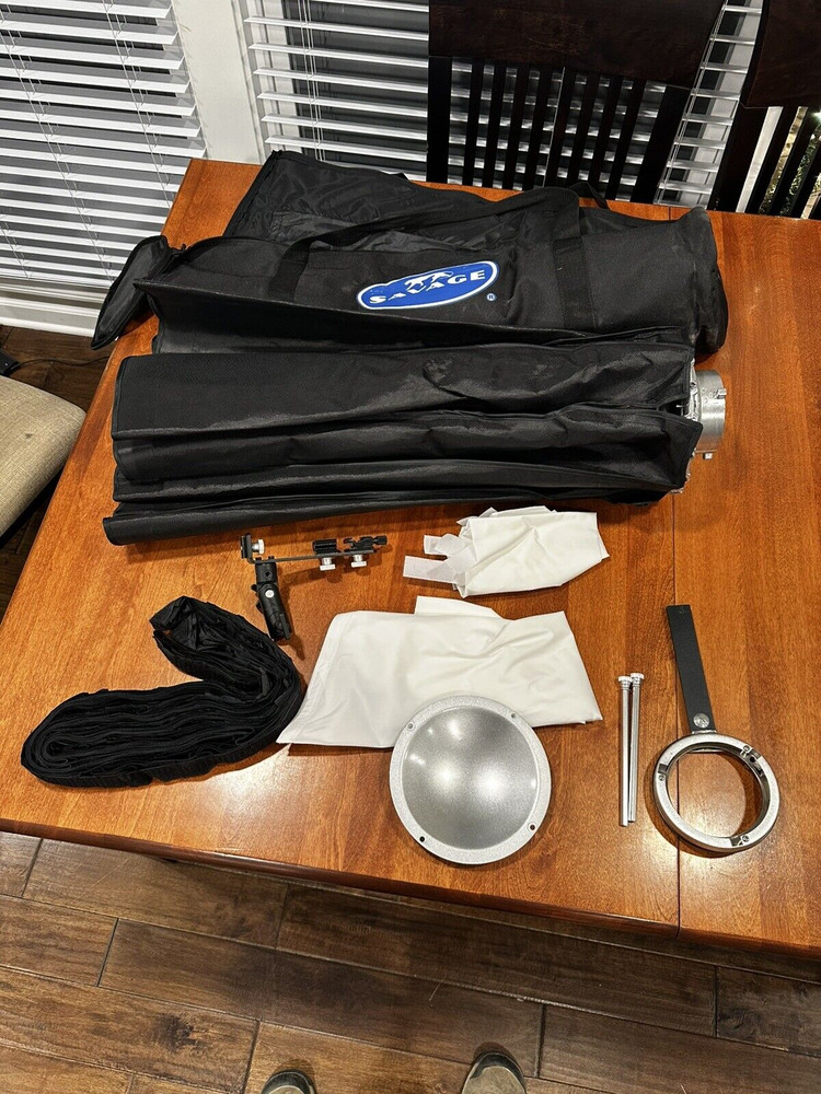 Savage ModMaster Collapsible Speedlight Beauty Dish Softbox Diffuser w/ Adapter