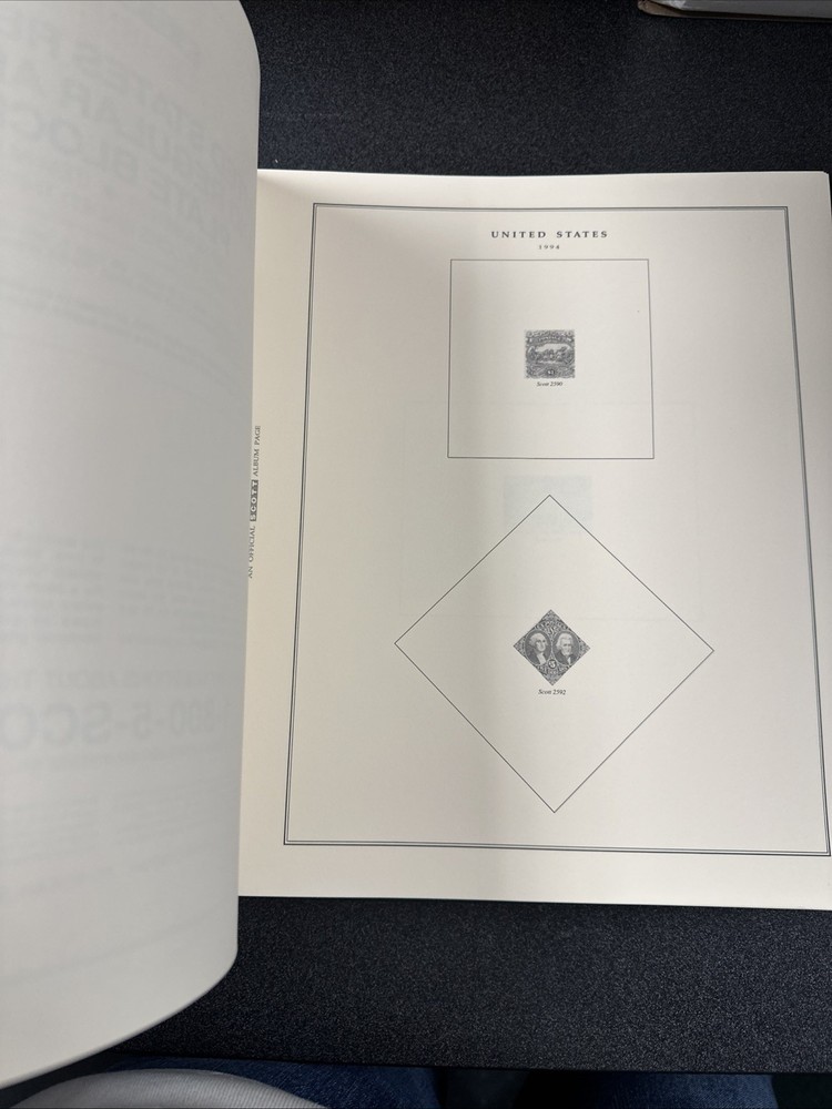 Scott Plate Block Album With Dust Case ( No Stamp )