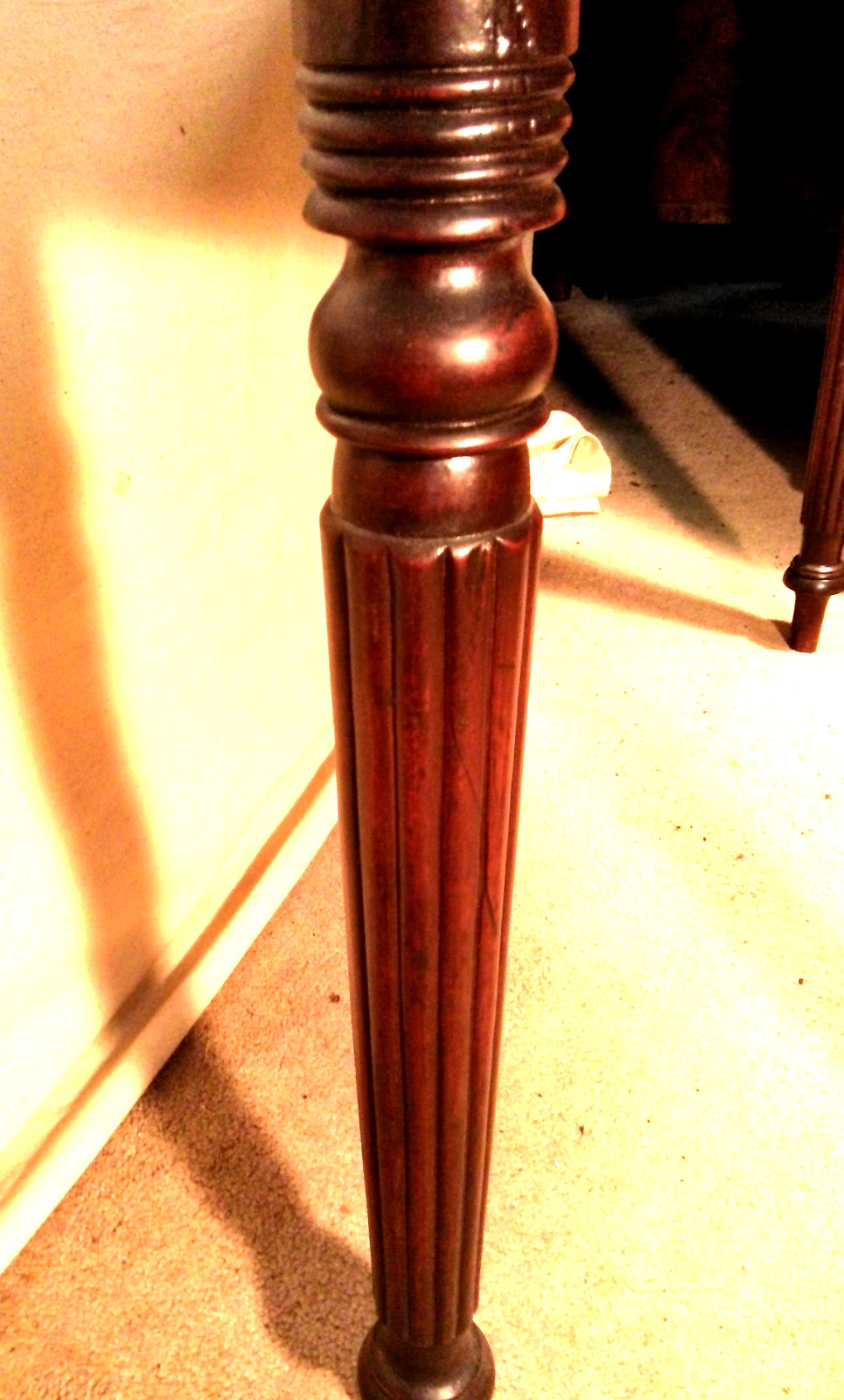 ANTIQUE 18th CENTURY MAHOGANY CARD TABLE ATTRIBUTED TO SAMUEL MCINTYRE~SALEM