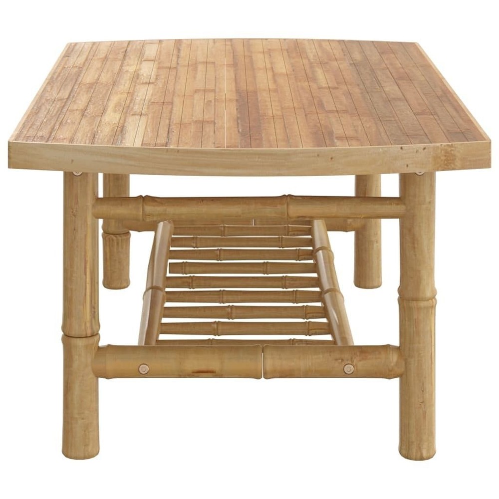 Garden Coffee Table Natural Bamboo Medium Durable