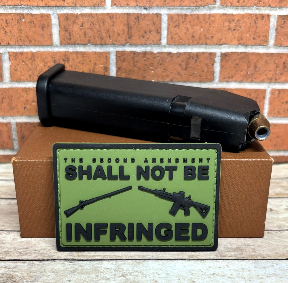 PVC Tactical Patch - Second Amendment Gun Patch - Assault Rifle Gun Morale Patch