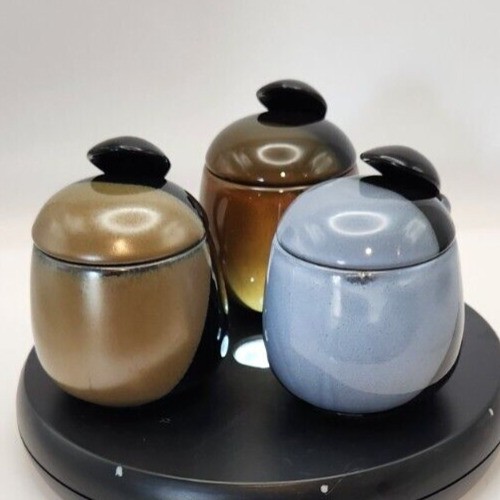 Lidded Ceramic Tea Cup Set with Spoon Holder & Zester