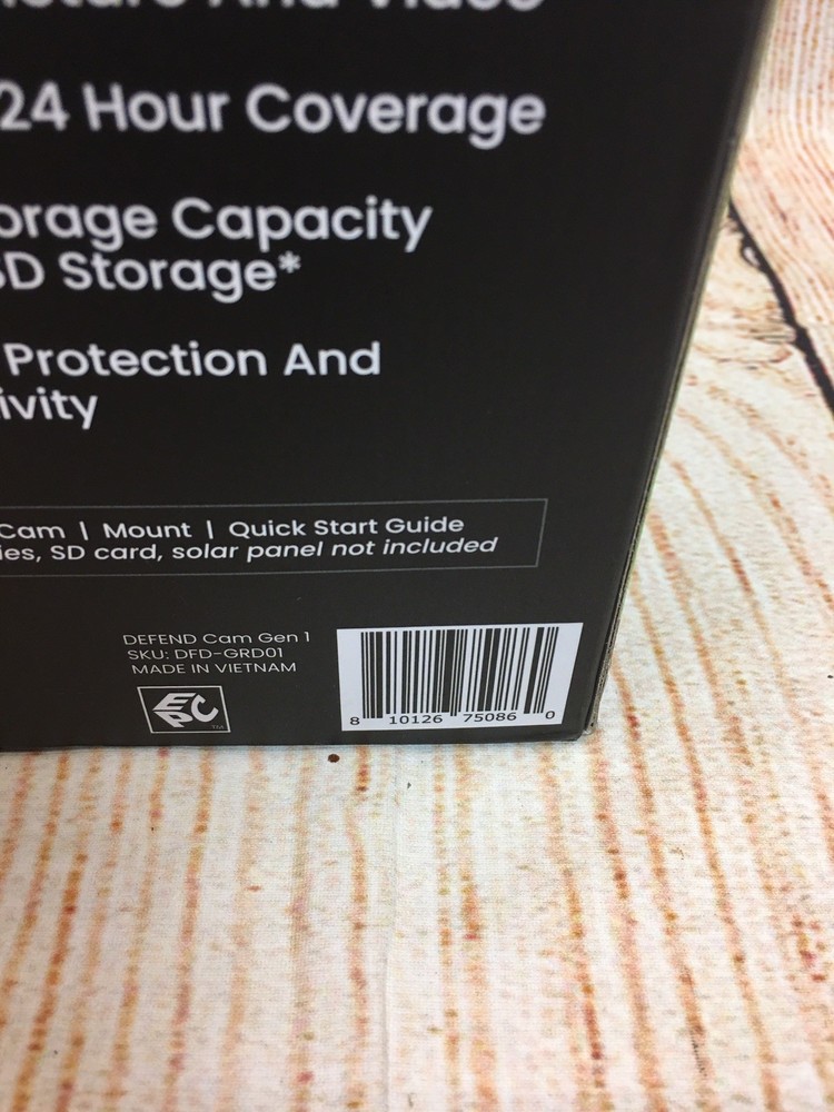 Tactacam Defend Cellular Security Camera DFD-GRD01