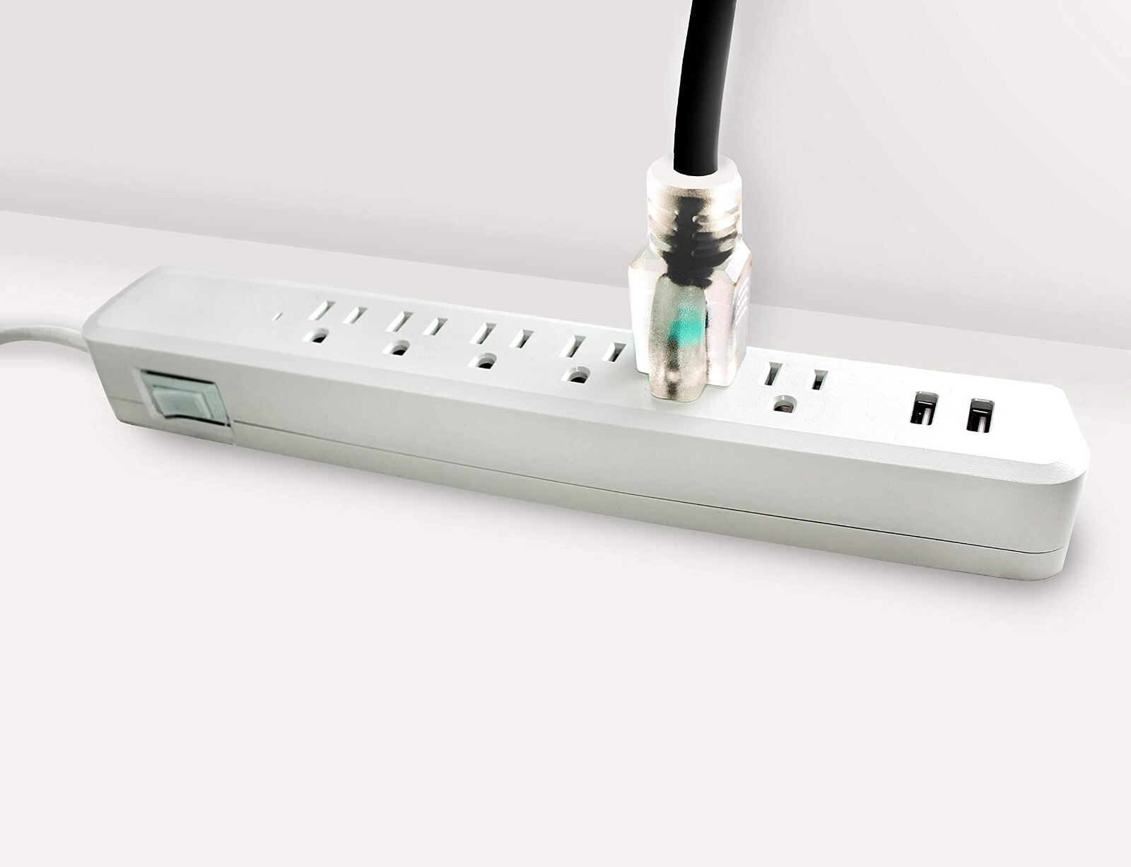 16/3 25ft Lighted End Indoor/Outdoor Black Heavy Duty Extension Cord (25 Feet)