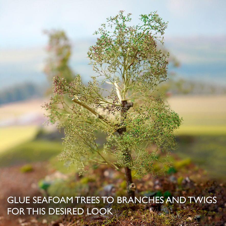 Seafoam Trees Box Mixed Size | Model Scenery