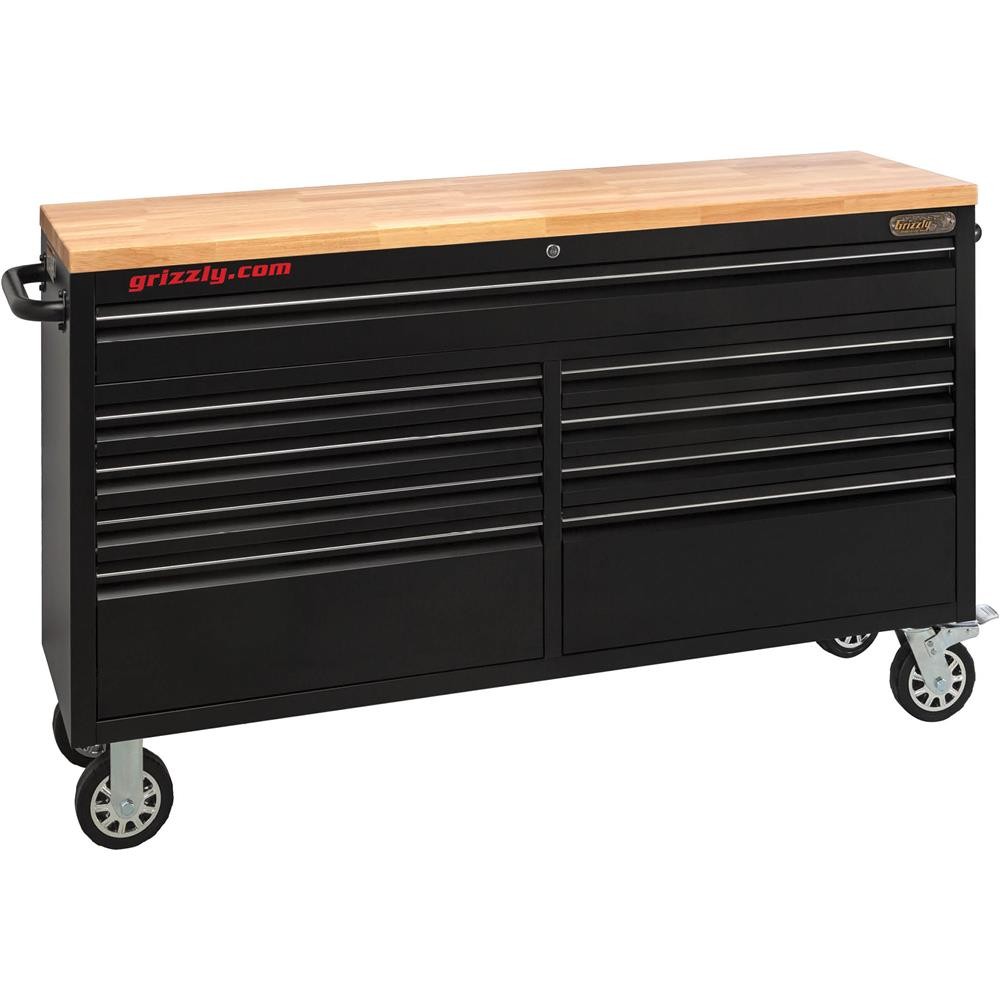T33254 61" 9-Drawer Rolling Tool Cabinet