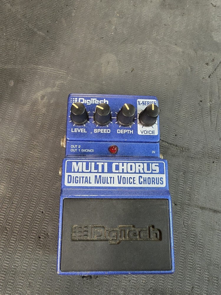 DigiTech Multi Chorus Electric Guitar Effect Pedal -TESTED -EXCELLENT CONDITION!