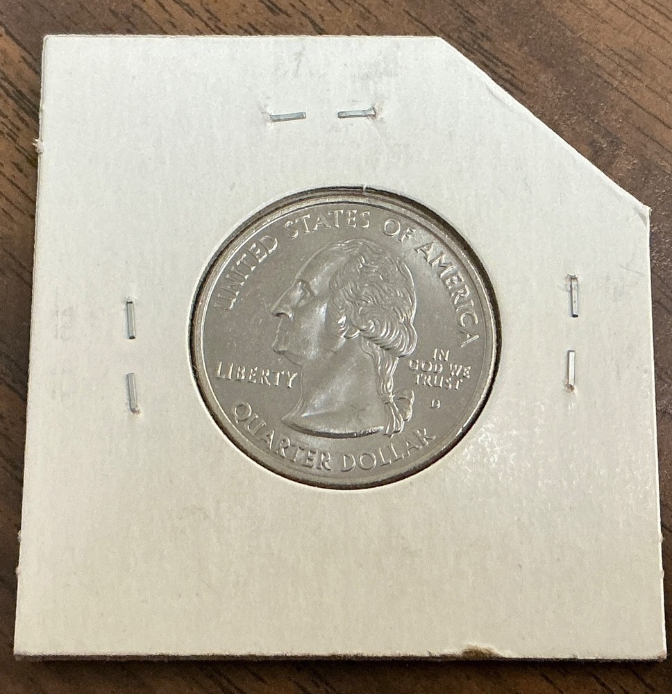 2004-D Washington Quarter - Wisconsin - Low Leaf error - BU.