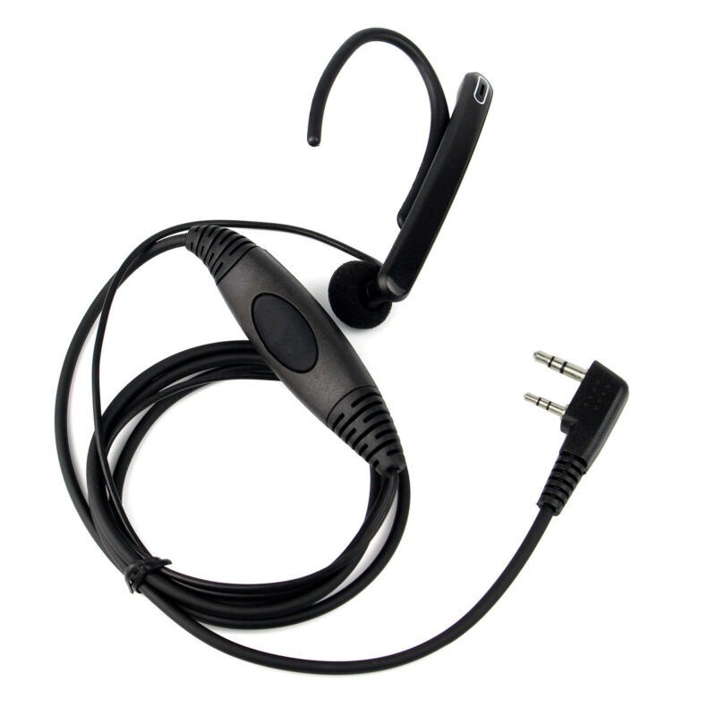 Practical Mic Headset For KPG KPG27D KPG29D 2-Pin Bar Communication
