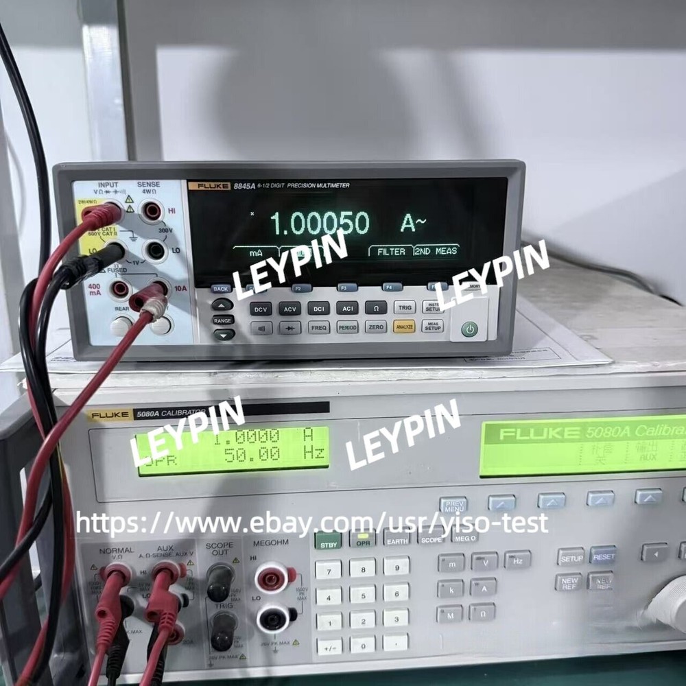 1PC Fluke 8845A Digital Multimeter 6.5 Digit Precision Multimeter /Good function