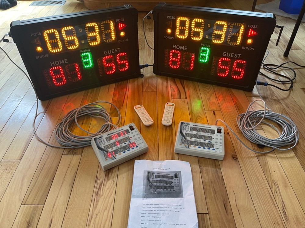 BASKETBALL Scoreboards (2) Multi Function/Control **SEE DESCRIPTION**