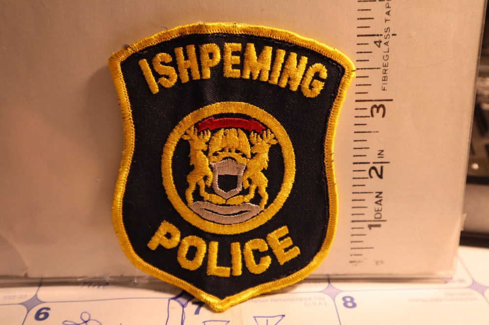 police patch  ISHPEMING POLICE MICHIGAN