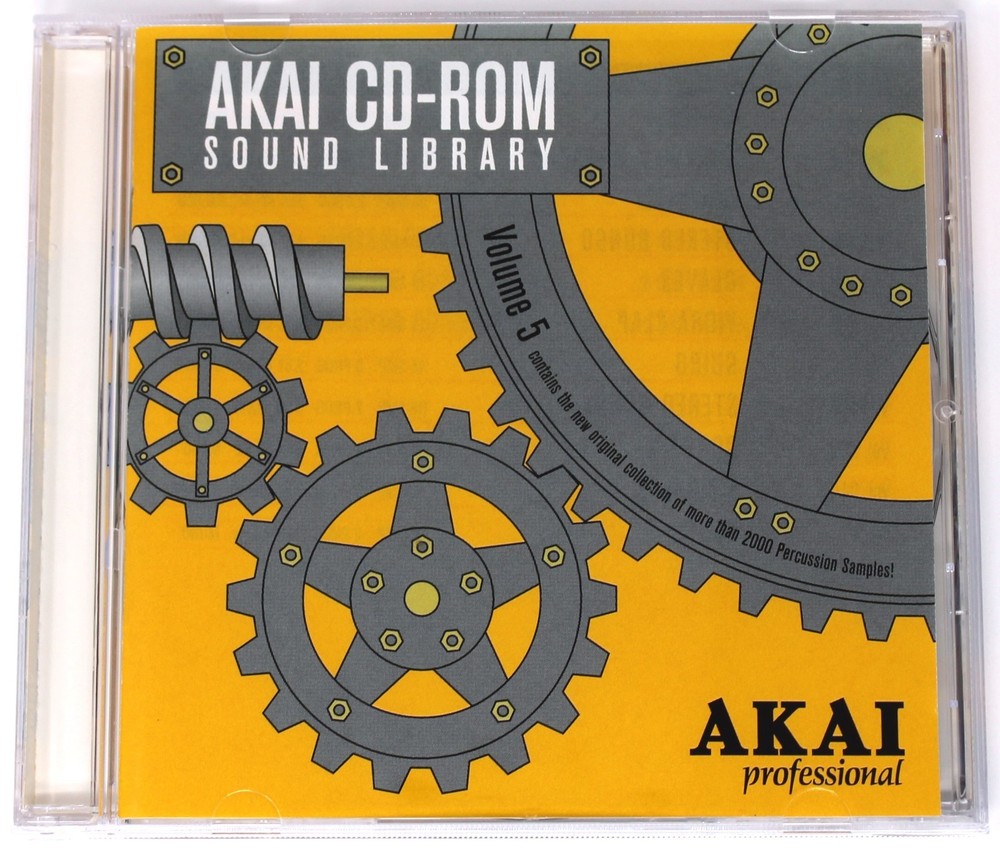 Akai Professional Sound Library Volume 5 Akai Format Sample/Sampling CD CD-ROM