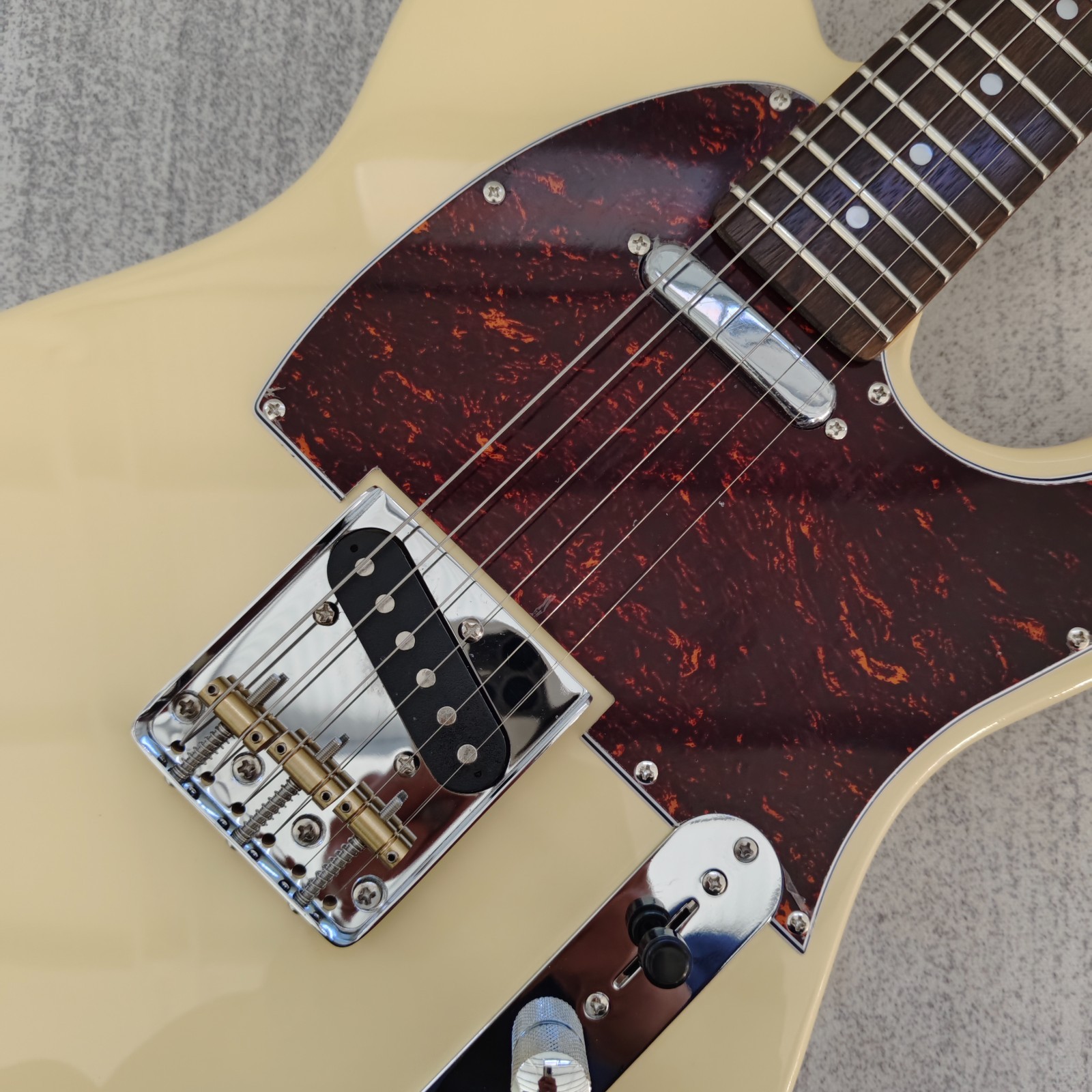 '52 Telecaster Vintage yellow TL Electric Guitar Chrome Parts from US Ship