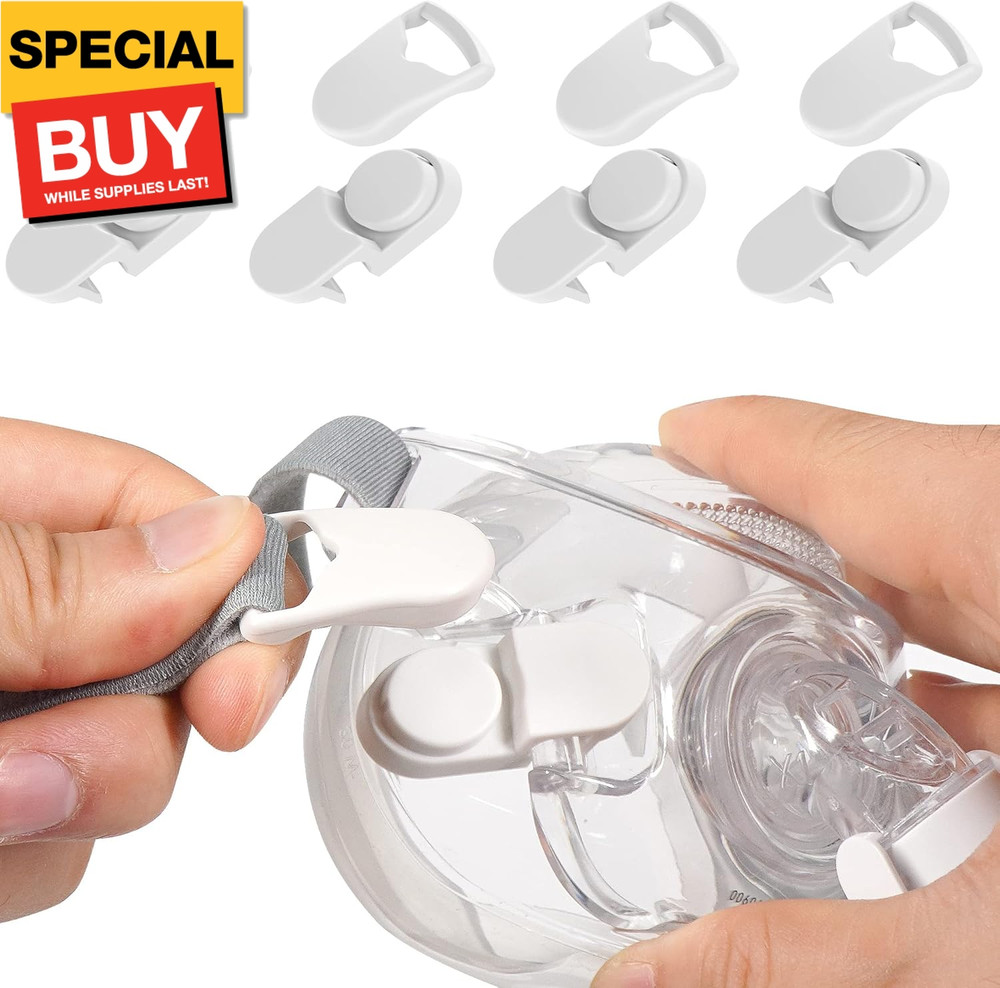 4PCS Quick-Release Headgear Clips for AV Headgear, Quick-Disconnect  Replacement