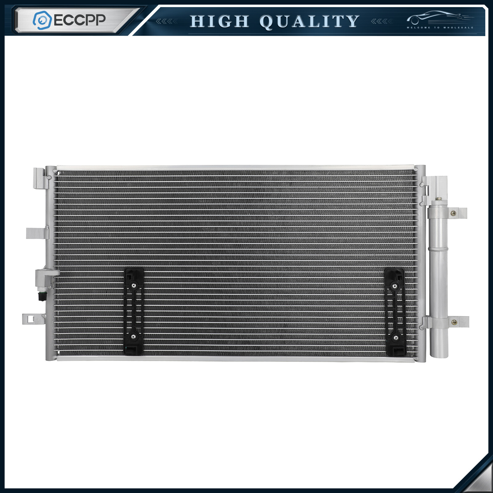AC Condenser For 2009 2010 2011 2012 2013 2014 2015 2016 Audi A4 12-15 Audi A6