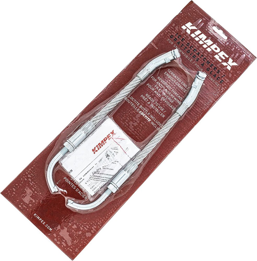 SNOWMOBILE 12 INCH ICE SCRATCHER SET KIMPEX