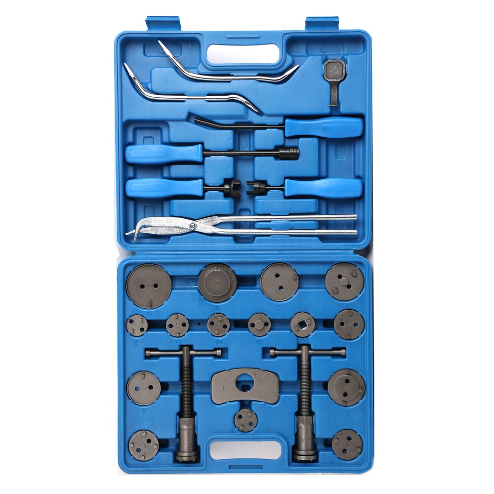 18pc Brake Caliper Tool Set & 8 Pc Drum Brake Tool Kit Removal & Installation