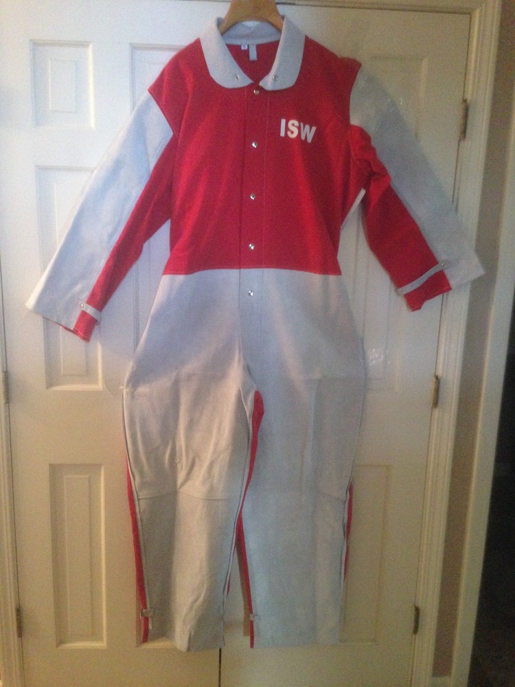 HEAVY DUTY LEATHER BLAST SUIT SANDBLAST SANDBLASTING LARGE
