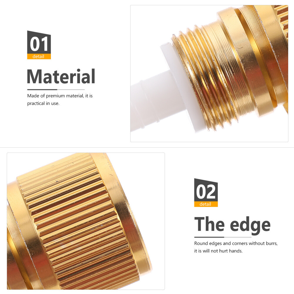 2-Pack End Connectors for Expanding Garden Hose