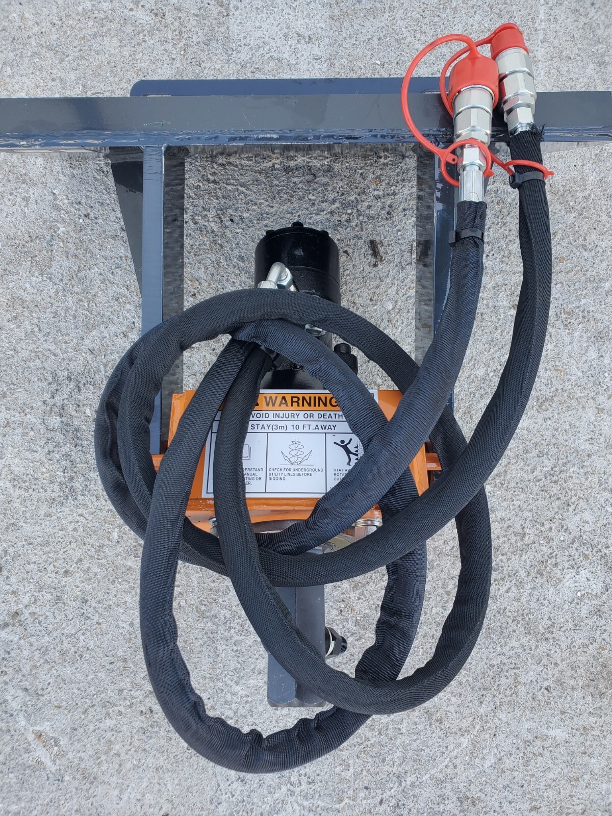 Mini Auger Post Hole Digger Attachment for Toro Dingo, 12" + 18"