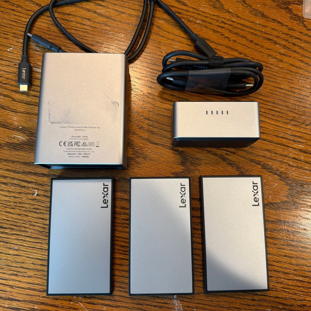 Lexar Professional Workflow Go Docking Station, w/ 2TB SSD, CFxExpress/SD Reader