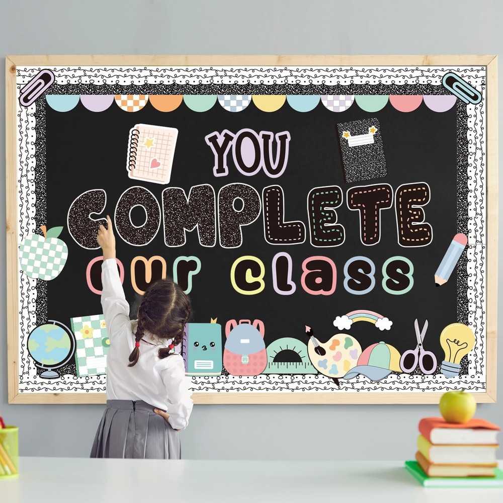 Mooliwe 91 Pcs Composition Notebook Classroom Decor Welcome Back to School Bu...