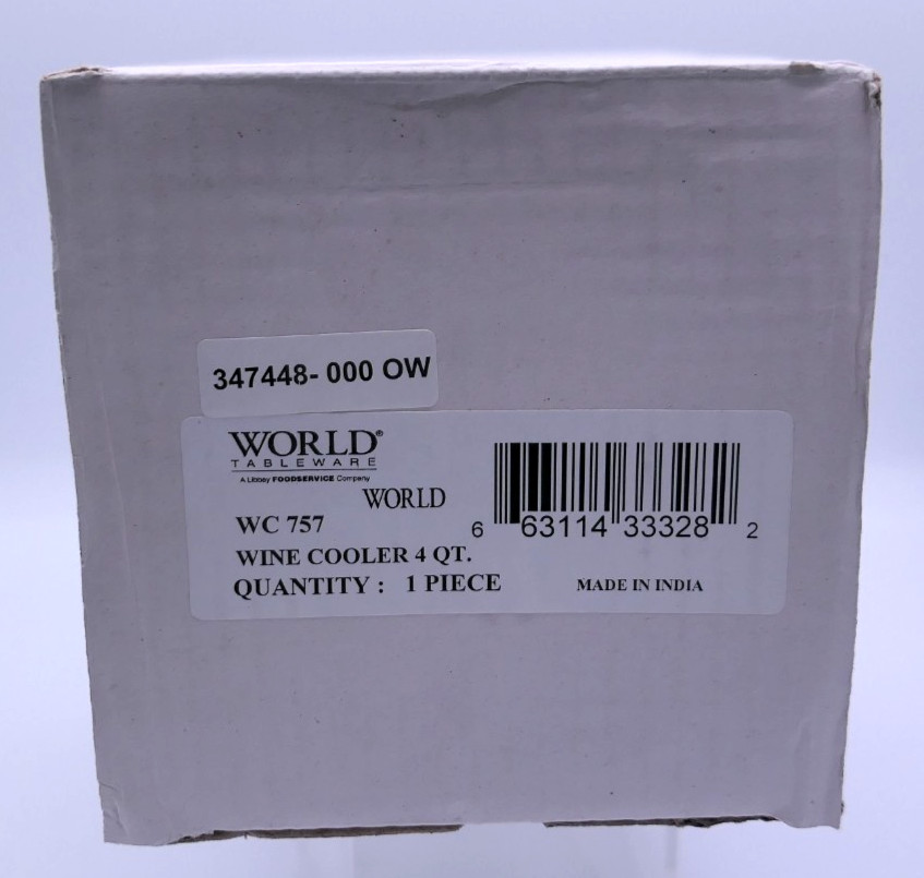 World® Tableware WC 757 Double Wall S/S 7" Wine Cooler