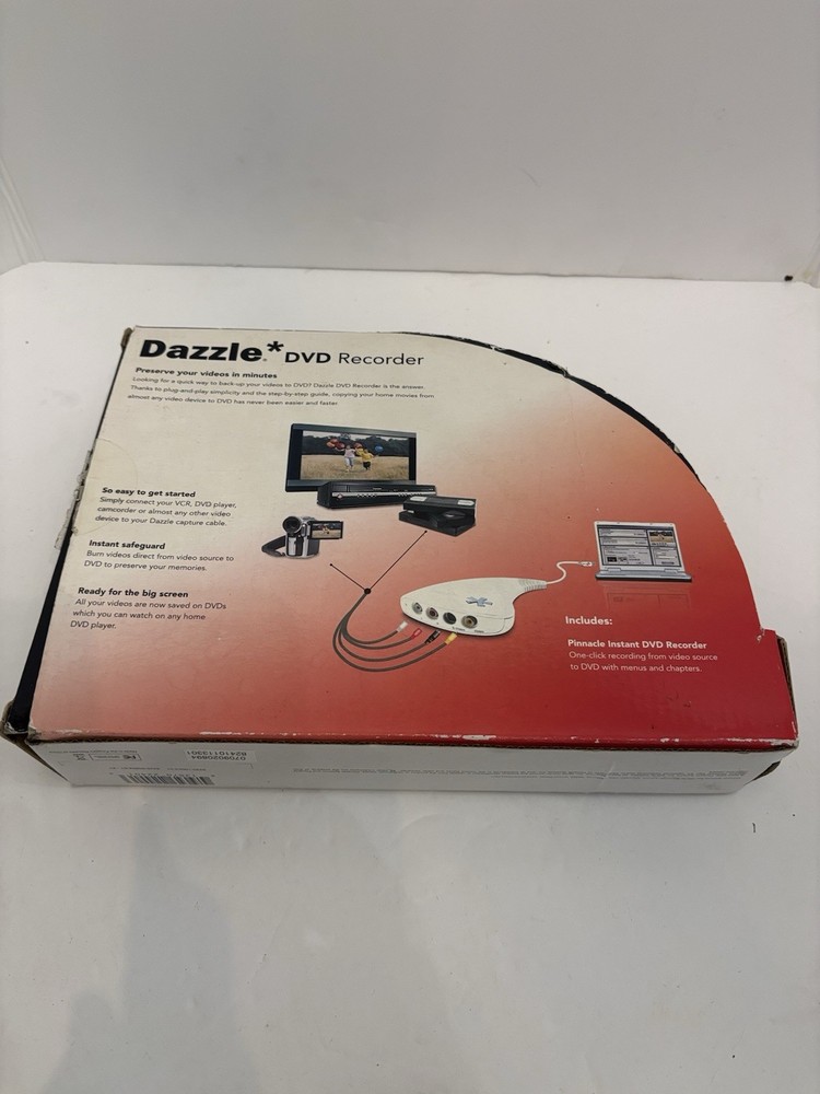 Dazzle DVD Recorder Convert-Open Box