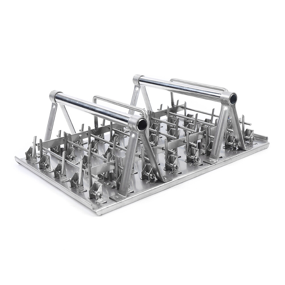 40pcs Commercial Stainless Steel Molds Ice Lolly Mold Ice Cream Stick Holder US