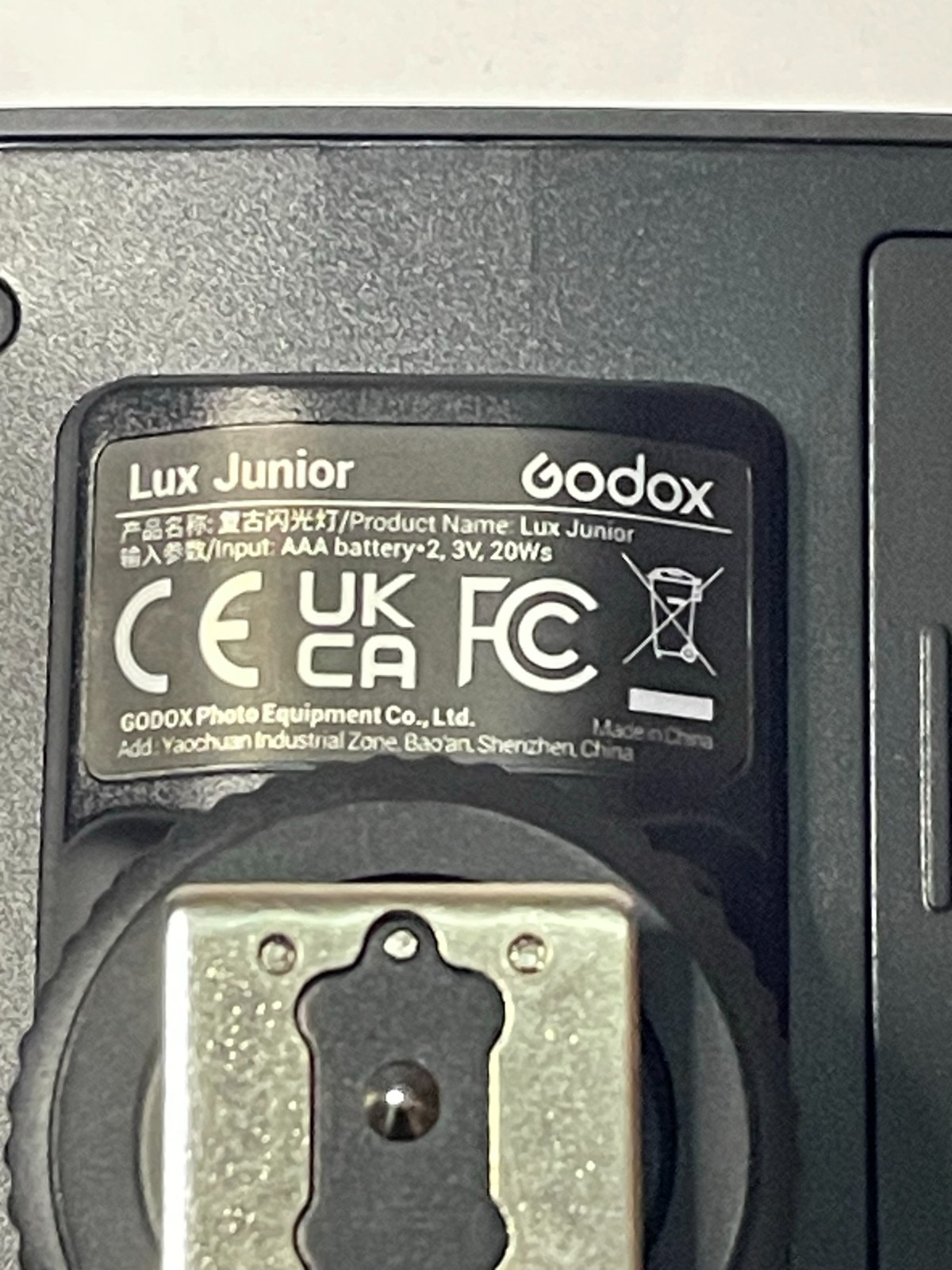GODOX Lux Junior Speedlite Retro Camera Flash for Canon Nikon Sony Fuji Camera