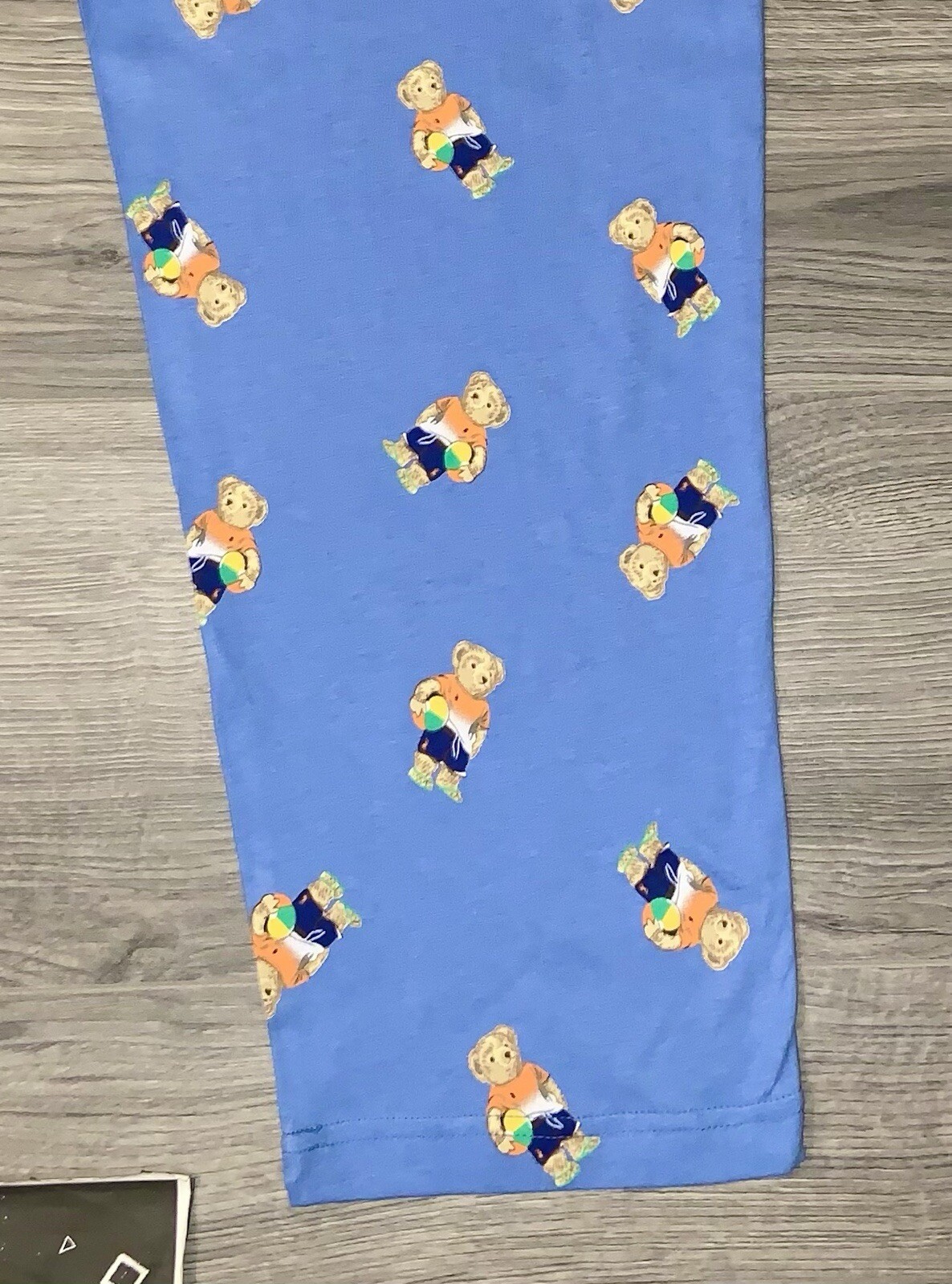 POLO RALPH LAUREN Men’s Polo Bear Light Blue Soft Cotton Pajama Sleep Pants