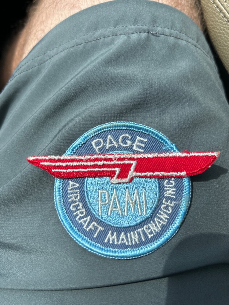 Vintage Page Aircraft Maintenance Patch