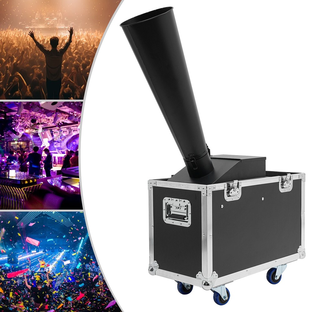CO2 Confetti Launcher with Flight Case – 19.68 ft High Blaster