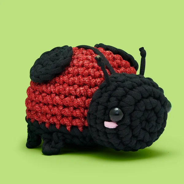 The Woobles Beginner Crochet Kit | Iris the Ladybug