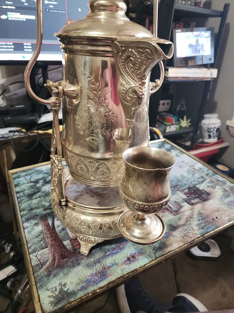 Atique Silver Water Pitcher 1878