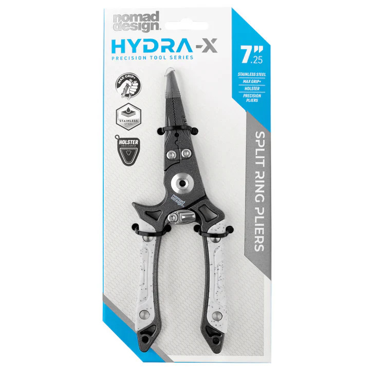 Nomad Design Hydra-X 7.25" Stainless Split Ring Pliers