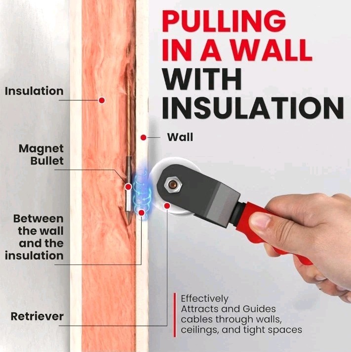 Magnepull XP1000-LC Magnetic Wire Puller Fishing System Electrical Tools DIY Pro