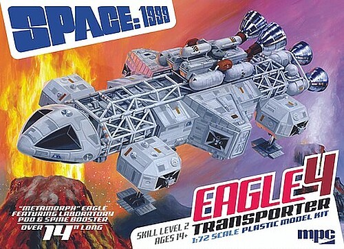 MPC Space 1999 Eagle 4 Transporter - Plastic Model Space 1999 Kit - 1/72 Scale