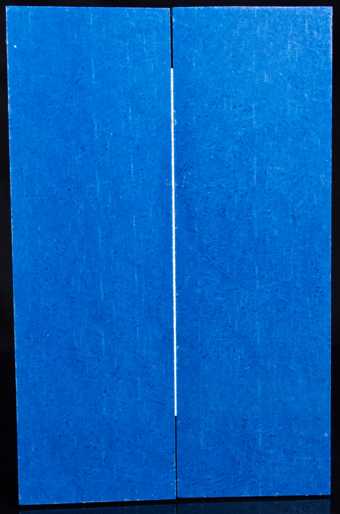 Modern Glass Scales Blue
